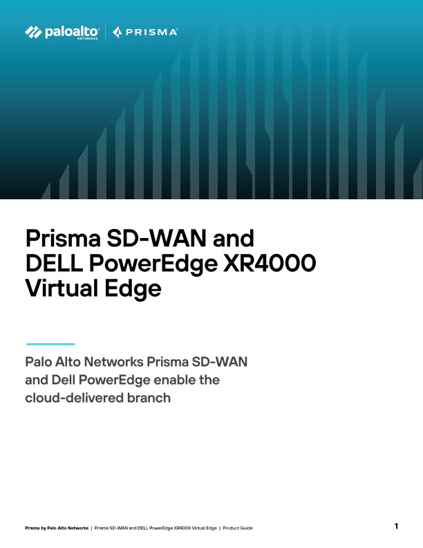 Guida di Prisma SD-WAN e DELL PowerEdge XR4000 Virtual Edge
