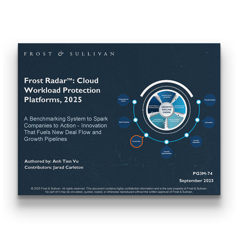 Il report Frost Radar<sup>&trade;</sup> del 2025 per le piattaforme di protezione dei carichi di lavoro nel cloud