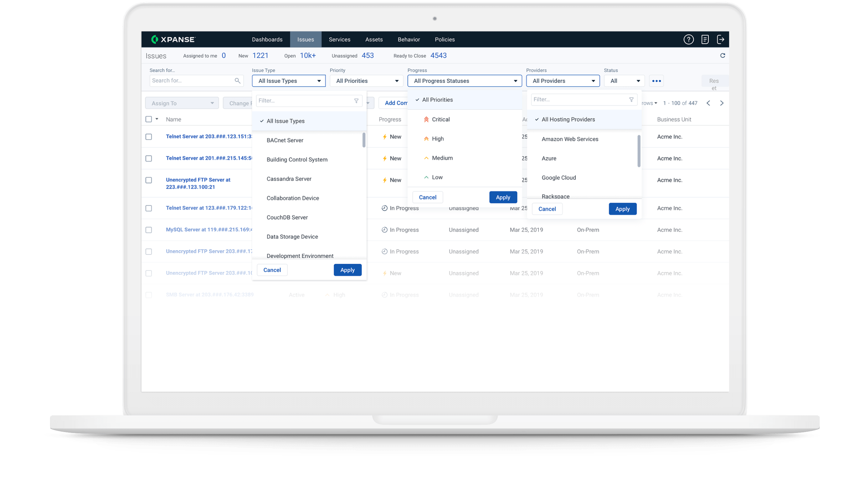 Superficie di attacco integrata