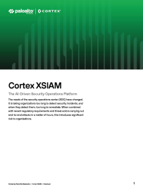 Scheda tecnica di Cortex XSIAM
