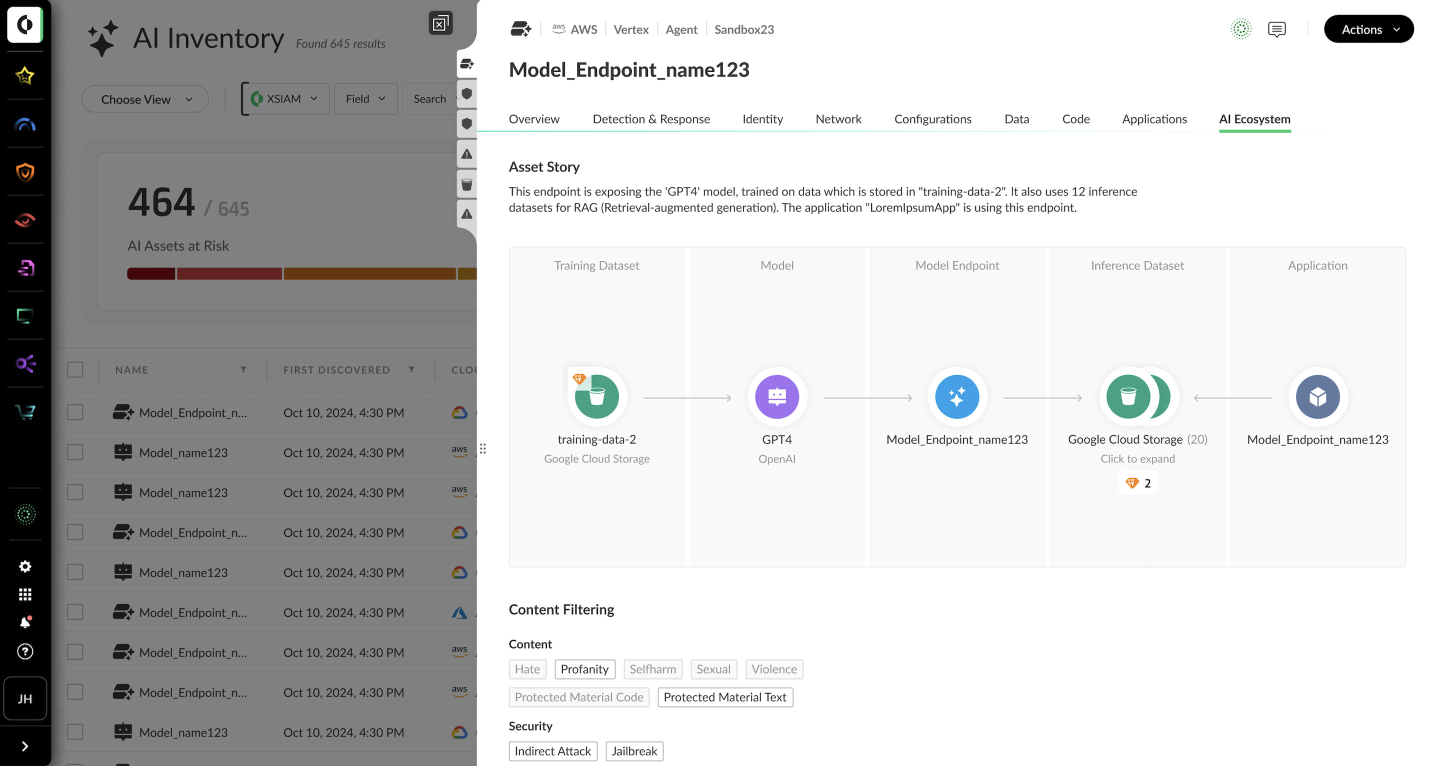 Scopri, proteggi e gestisci l'IA e i dati
