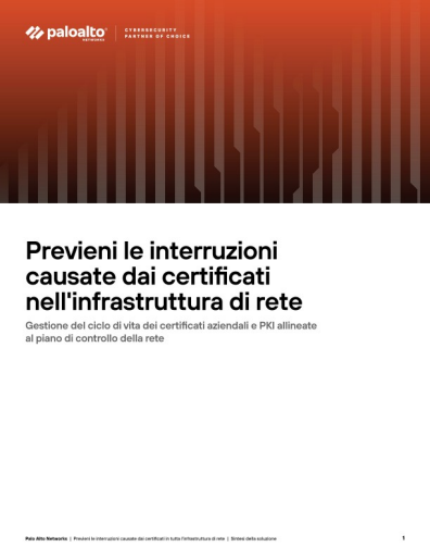 SINTESI DELLA SOLUZIONE