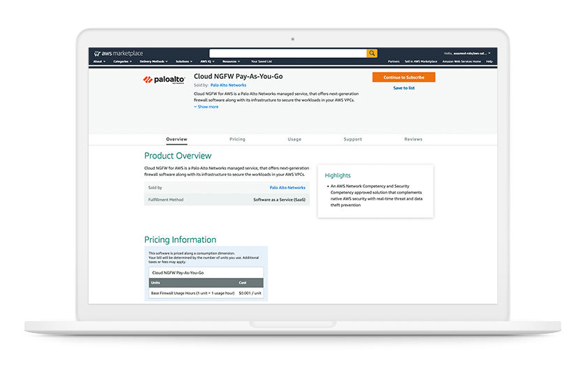 Proteggi il traffico che attraversa i limiti di affidabilità (VPC AWS)
