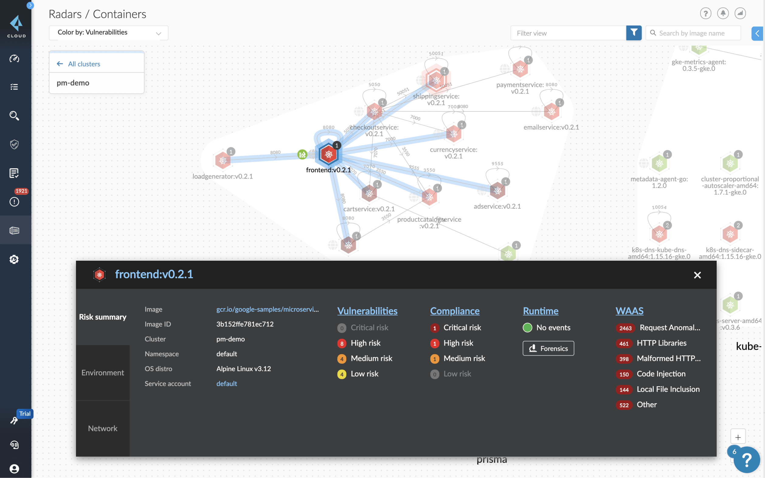 Protezione dei carichi di lavoro cloud