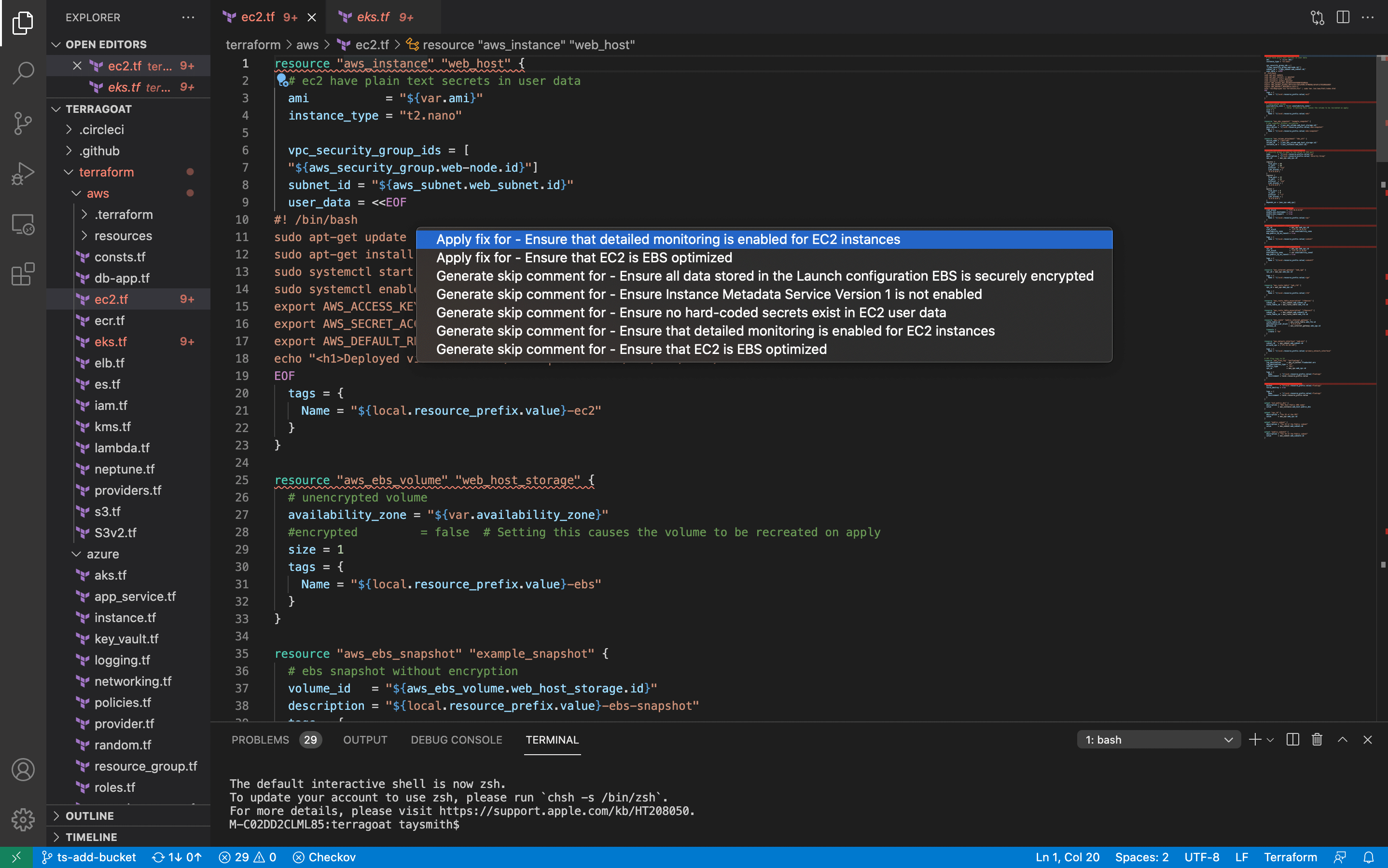 IaC integrata nella pipeline di sviluppo