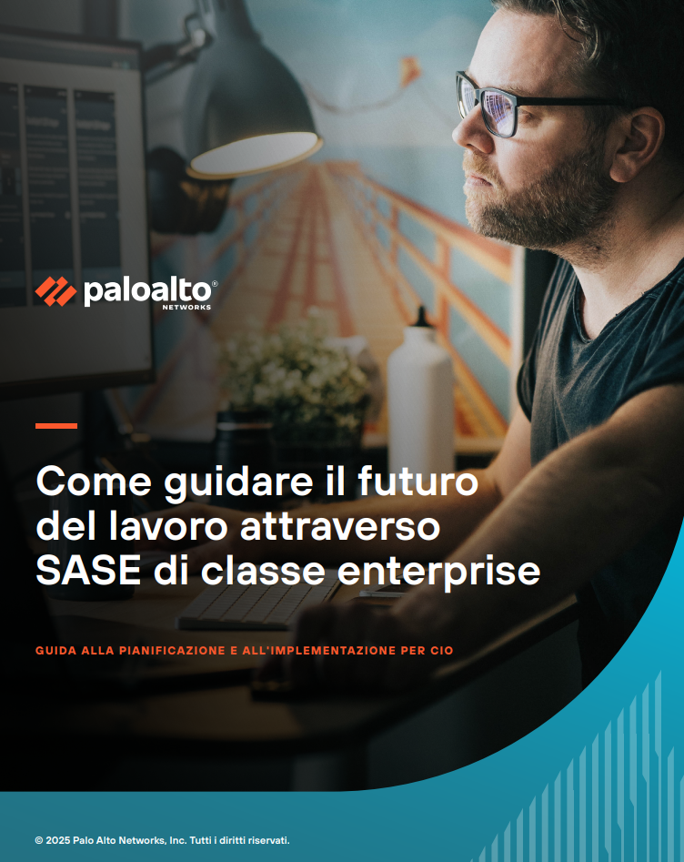 SASE CIO eBook: Come guidare il futuro del lavoro attraverso SASE di classe enterprise